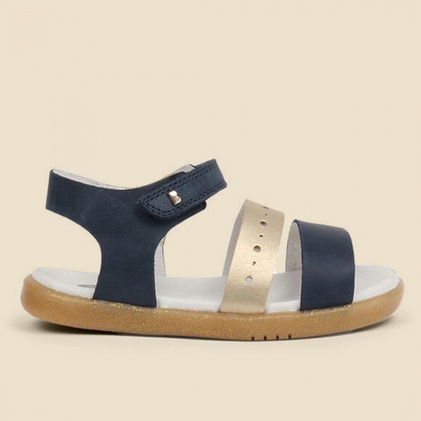 iWalk (No: 23-26 Πέδιλο Trinity Sandal Navy & Misty Gold