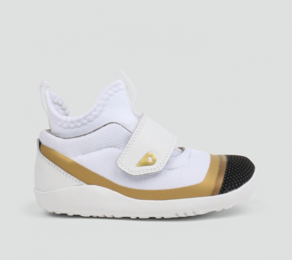 Kid+ (Νο:27-33) Hi Dimension Hi Top White & Gold