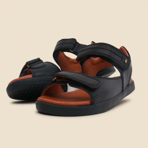 Kid+ (Νο:27-33) Driftwood Open Sandal Black