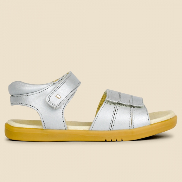 Bobux: Πέδιλο kid+ Hampton Sandal Silver Shimmer