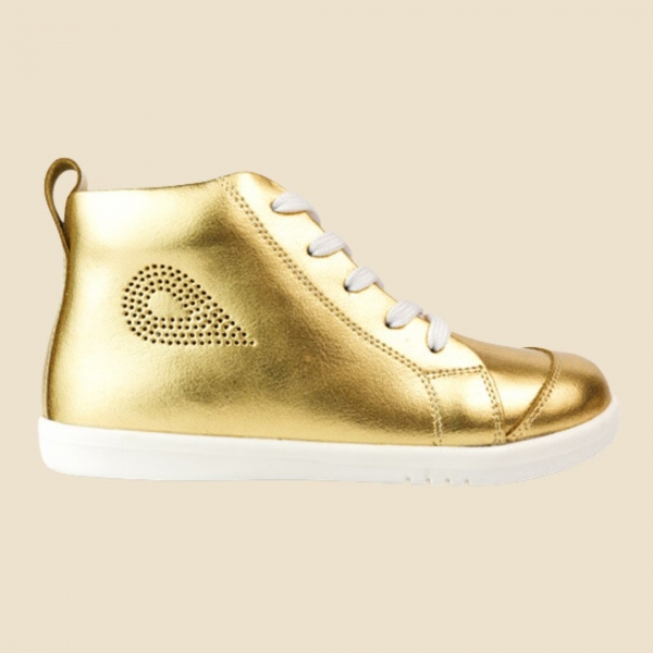 Bobux: Step Up (No. 18-22) Alley-Oop Gold Metallic