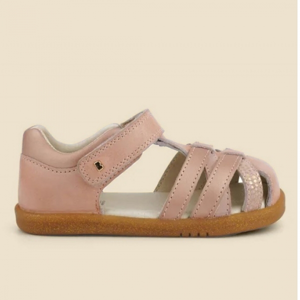 Bobux: Πέδιλο iWalk Cross Jump Dusk Pearl + Rose Gold