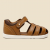 Bobux: Πέδιλο iWalk Roam Sandal Caramel + Toffee