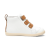 Bobux: iWalk (No: 23-26) Hi Court White + Caramel