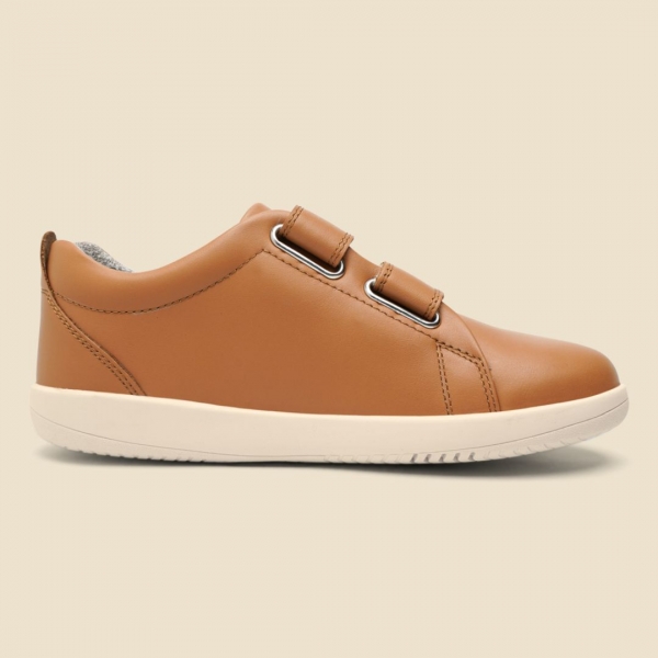 Bobux: kid+ (No: 27-33) KP Grass Court Caramel