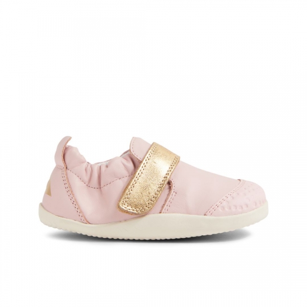 Bobux: Step up Xplorer Go (No: 18-22) Ballet Pink-Gold