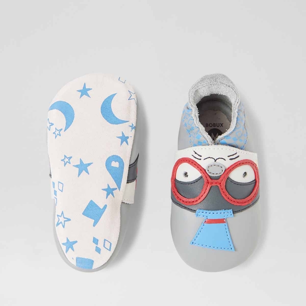 Soft Sole (3-21 μηνών) Silly Seal Griffin Grey