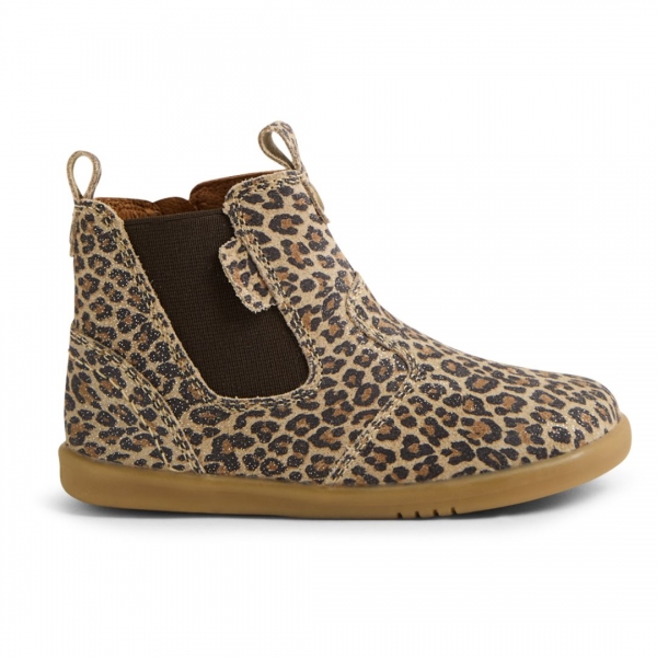 Bobux: Step up Jodphur Boot Leopard Shimmer