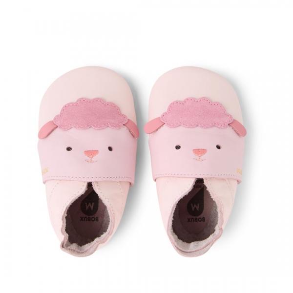 Soft Sole (3-21 μηνών) Binky Sheep-Heavenly Pink